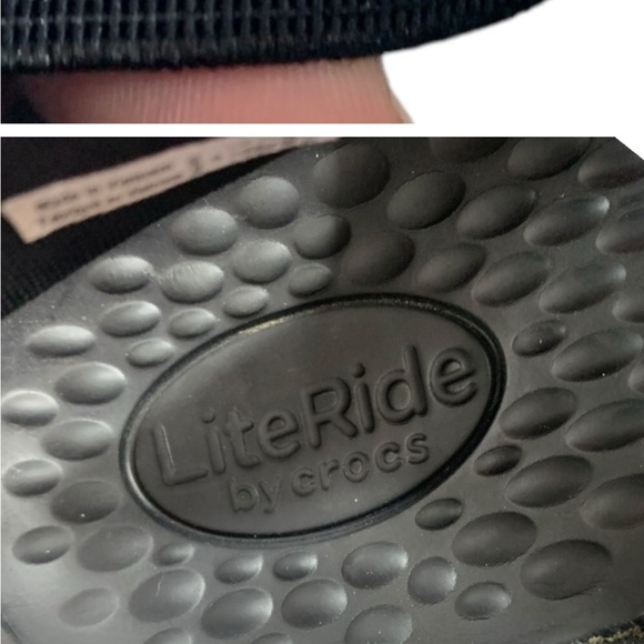 CROCS 9W-9.5LiteRide Elastic Strap Slingback Lightweight Sandals 9-9.5W/reg - Picture 8 of 9